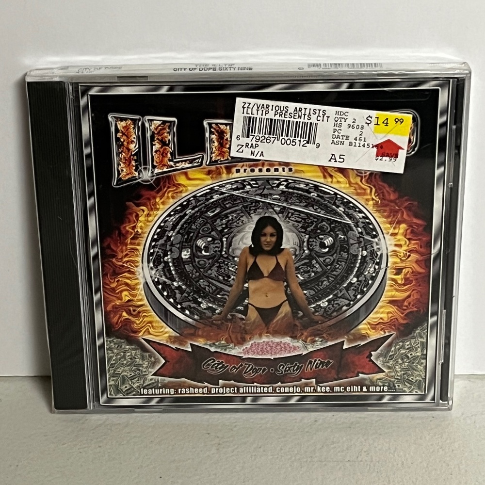 Vintage 2001 The Illtip Presents City Of Dope Sixty Nine CD Rasheed Conejo